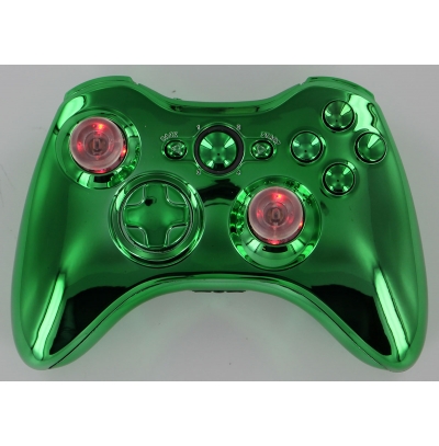 Chrome Green Lighted Thumbstick
