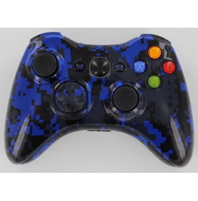 Blue Digital Camouflage 