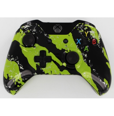 XBOX ONE GREEN SPLATTER